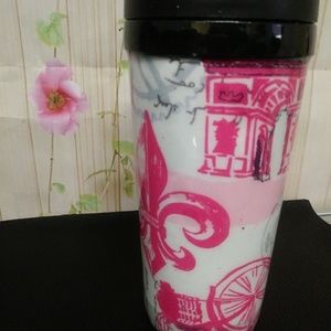 Paris Travel Theme Tumbler